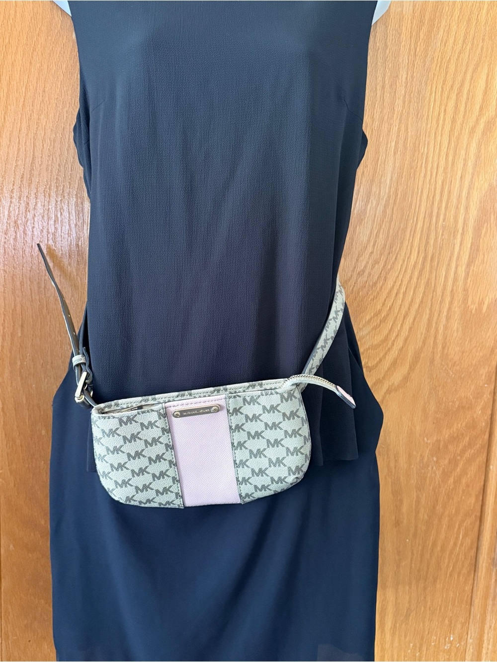 Michael Kors Pink Logo Crossbody Belt Bag